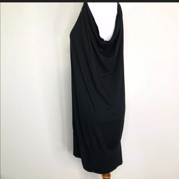 Y2K EXPRESS Cold Shoulder Dress Black Sequins NWT Sz M - Picture 7 of 12